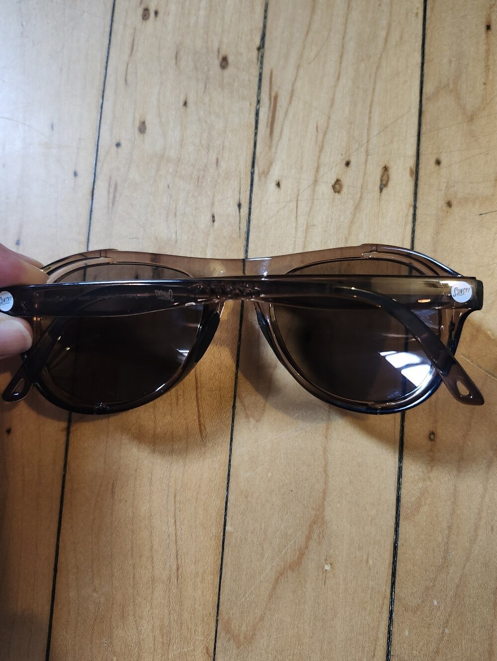 Sunski Treeline Sunglasses Without Sunshields In Cola/Amber - Picture 2 of 7
